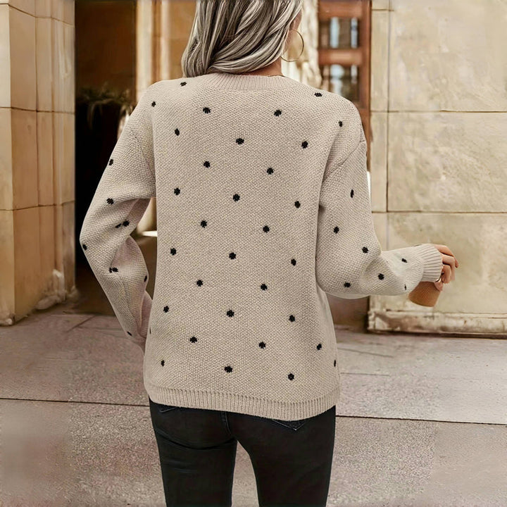 Noella - Polka Dot Knitted Sweater