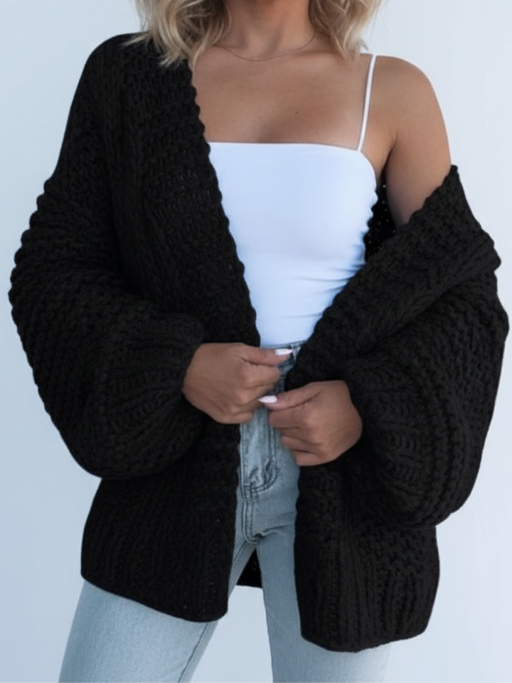 Eleanor - Chunky Knit Relaxed Cardigan