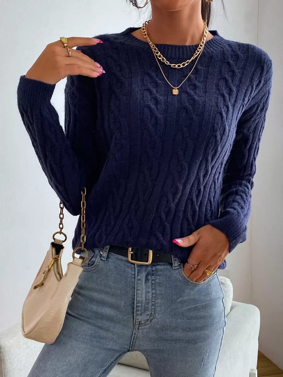 Emery - Cozy Cable Knit Jumper
