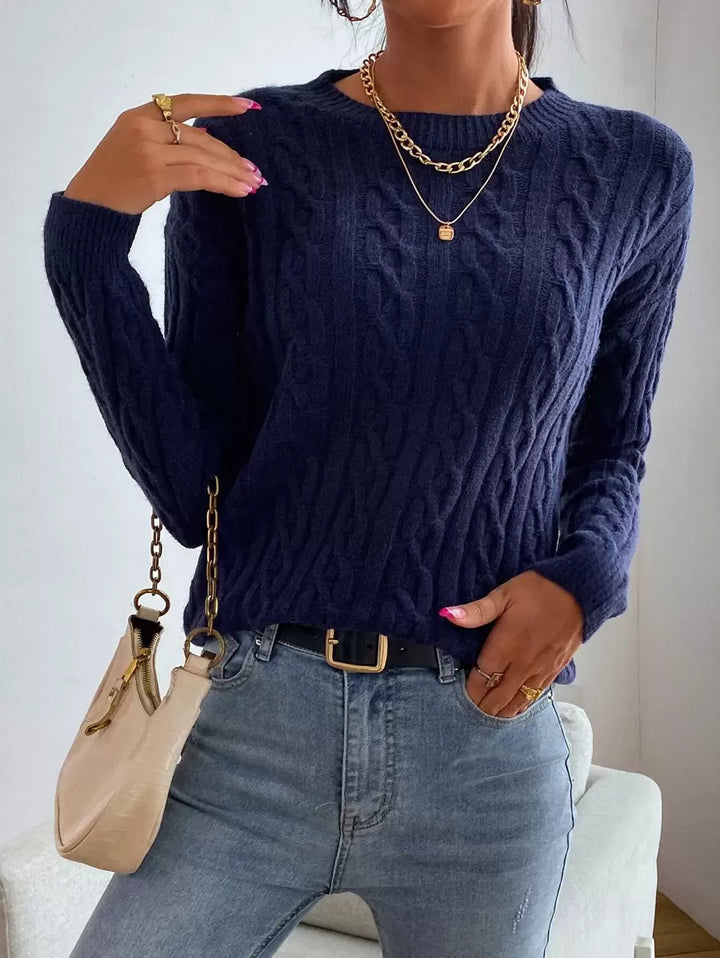 Emery - Cozy Cable Knit Jumper