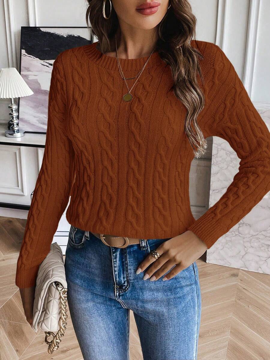 Emery - Cozy Cable Knit Jumper