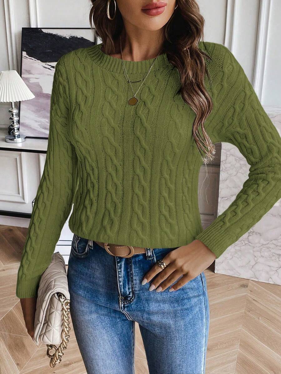 Emery - Cozy Cable Knit Jumper