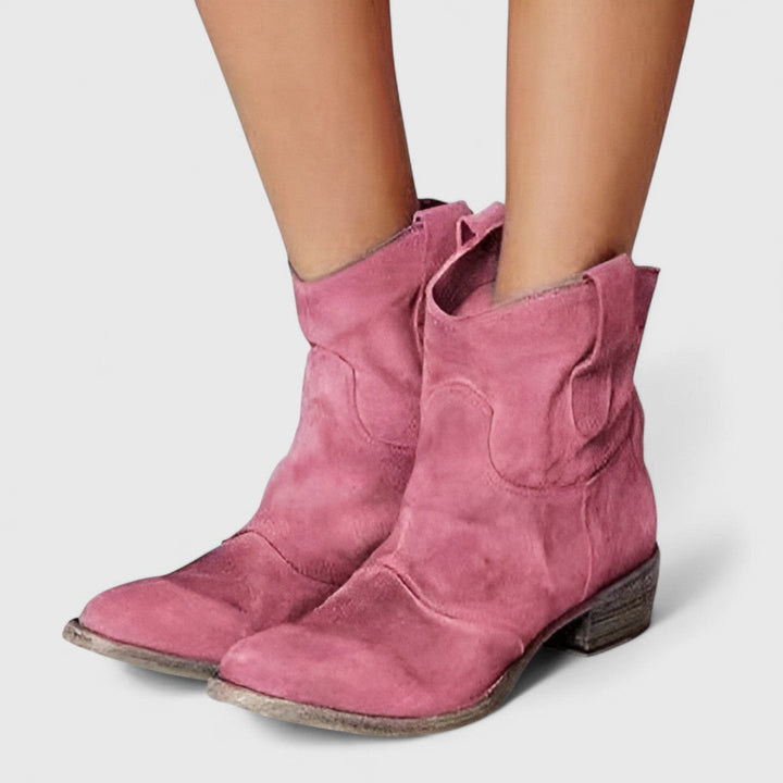 Rachel – Suede Ankle Boots