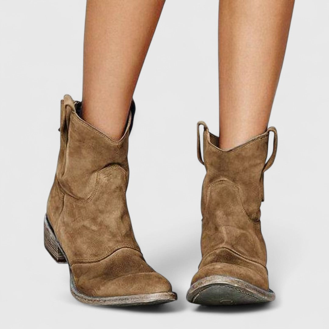 Rachel – Suede Ankle Boots
