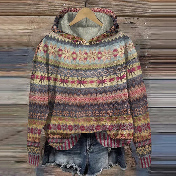 Uvelia - Ethnic Retro Hoodie