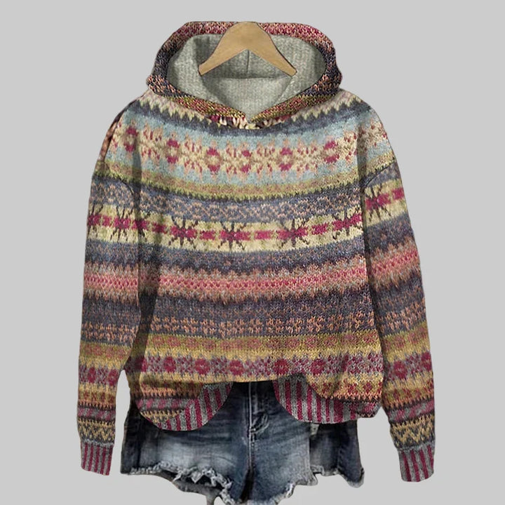 Uvelia - Ethnic Retro Hoodie