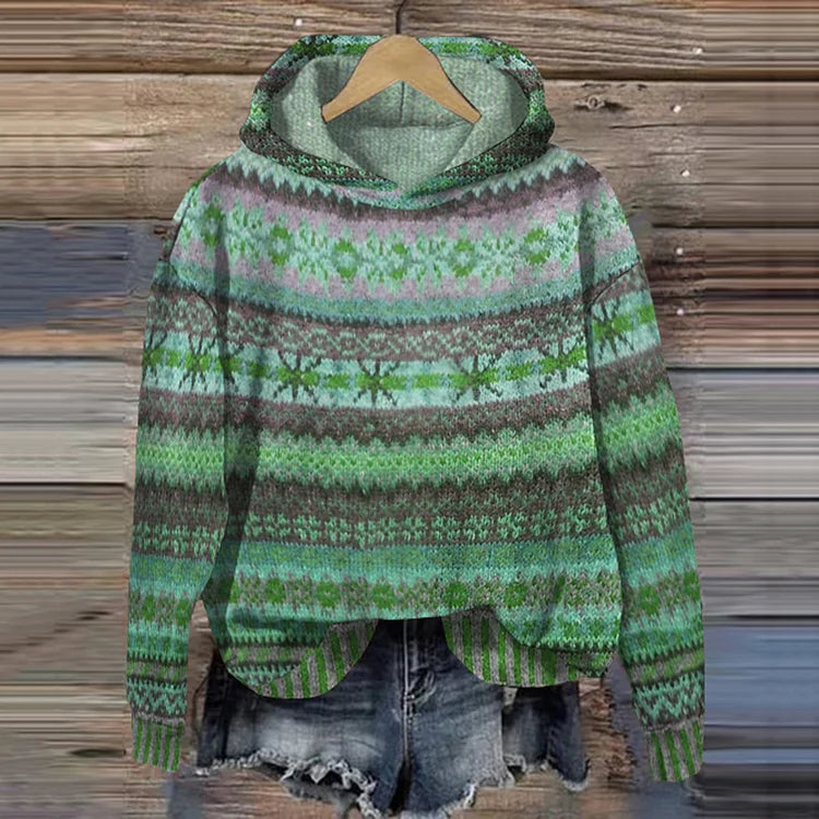 Uvelia - Ethnic Retro Hoodie