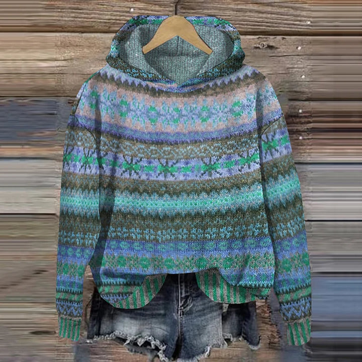 Uvelia - Ethnic Retro Hoodie