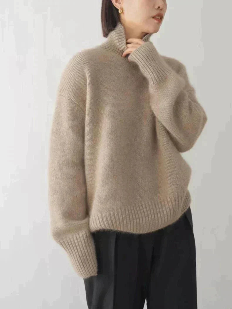 Isabella – High Neck Cashmere Jumper