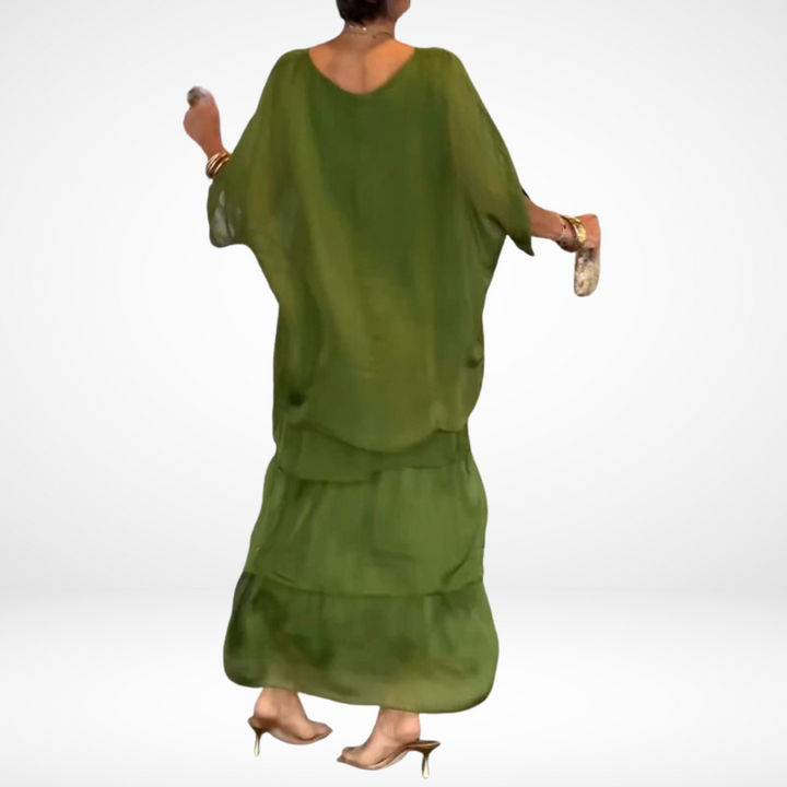 Anne - Artistic Loose Maxi Dress