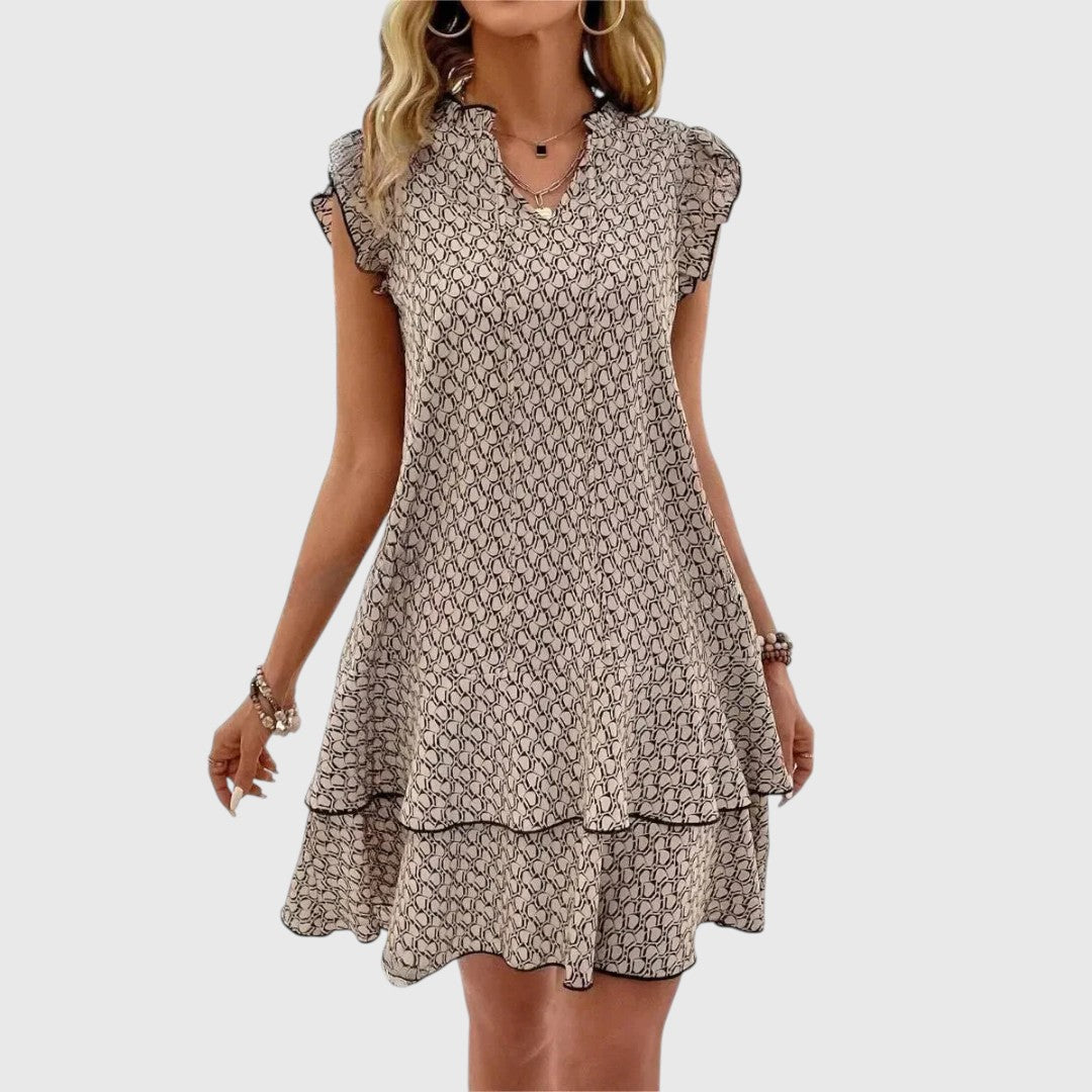 Yvonne - Elegant Floral Dress