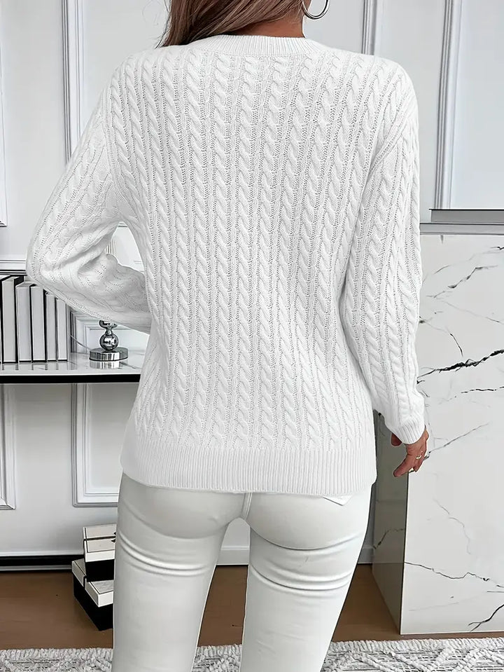 Bernila – Ladies' Cable-Knit Jumper