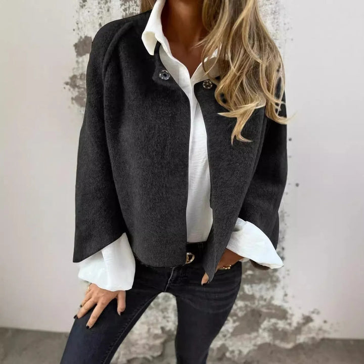 Elsie - Chic Wool-Blend Short Coat